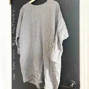 Cocoon Dress - Conscious Clothing RARE STRIPE PATTERN!